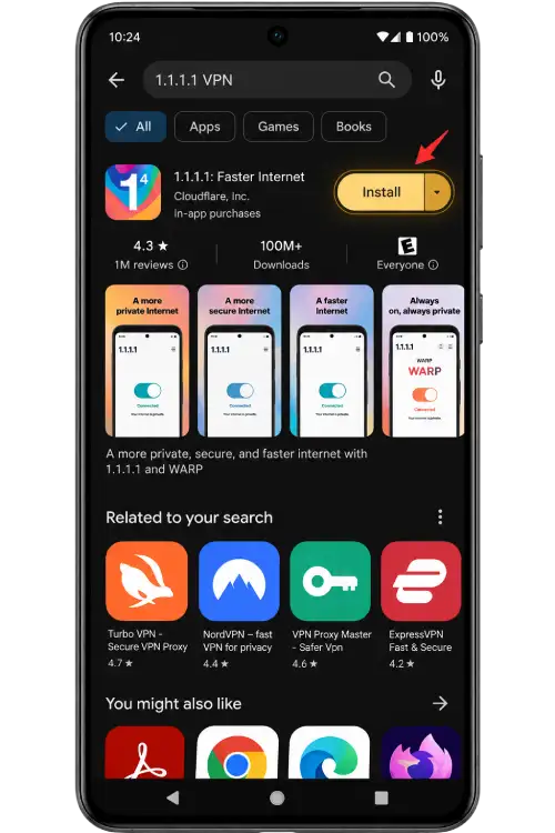 Android VPN step 2